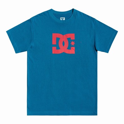 DC Star Men's Blue T-Shirt Australia Sale YJH-241